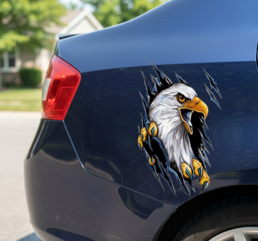 Bil klistermärke amerikansk vitörn klo - Tenstickers