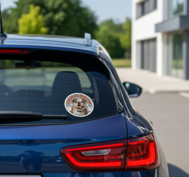Bildekaler douces pattes engelsk bulldog - Tenstickers