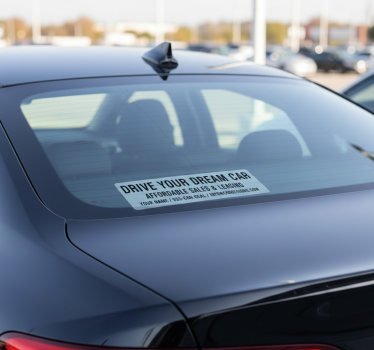 Bildekaler för anpassad bilförsäljning - Tenstickers