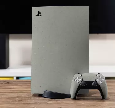 Borstad silver skin playstation 5 dekal - Tenstickers