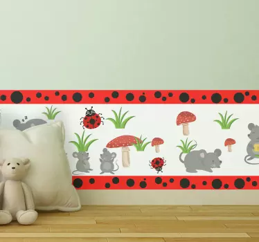 Botanisk klistermärke - Tenstickers