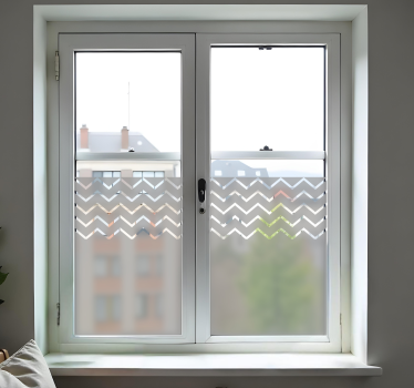 Chevron mönster Väggklistermärken fönster och glas - Tenstickers