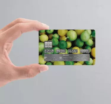 Citroner kreditkort klistermärke - Tenstickers