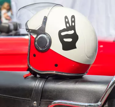 Cykla säkert klistermärken motorcyklar - Tenstickers