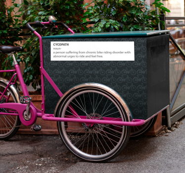 Cykopat offert för lastcykel cykel dekal - Tenstickers