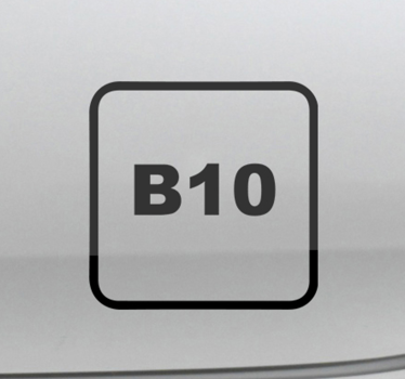 Diesel b10 bil dekal - Tenstickers