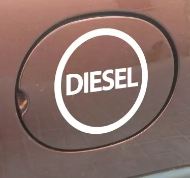 Dieselbil klistermärke - Tenstickers