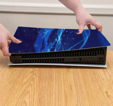 Digitala klistermärken för playstation 5 med låg polyteknik - Tenstickers