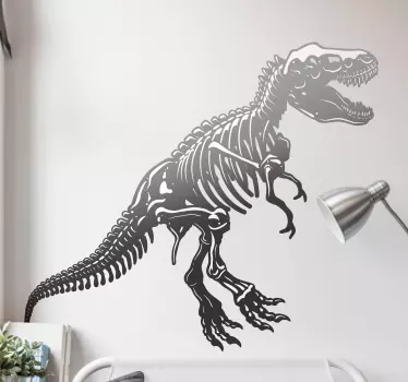 Dinosaurie skelett drake väggdekal - Tenstickers