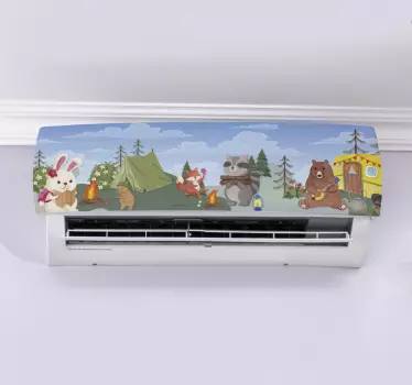 Djurläger Väggklistermärken fler djur - Tenstickers