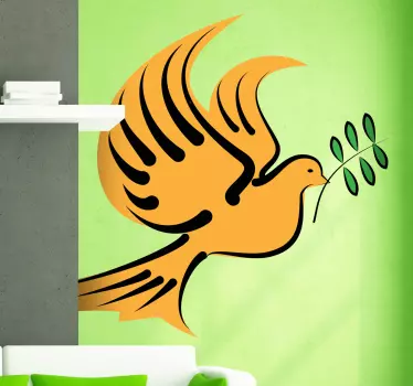 Duva olivgren dekal - Tenstickers