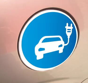 Elbil bil dekal - Tenstickers