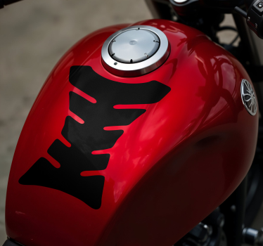 Enfärgad hud dekal motorcykel - Tenstickers