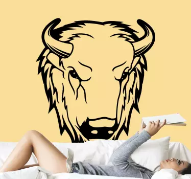 Europeiska bison vilda djur klistermärke - Tenstickers