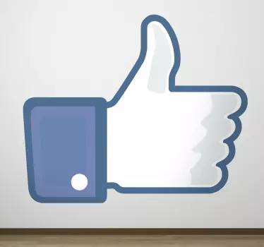 Facebook som ikondekal - Tenstickers