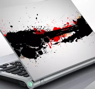 Färg explosion laptop sticker - Tenstickers