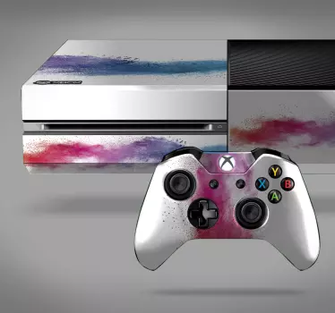 Färg våg xbox hud klistermärke - Tenstickers