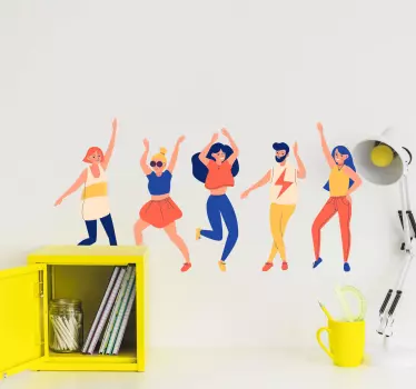 Folk dansar dekaler - Tenstickers