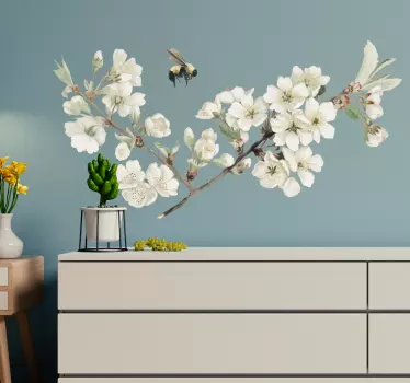 Första vårblomman väggdekal - Tenstickers