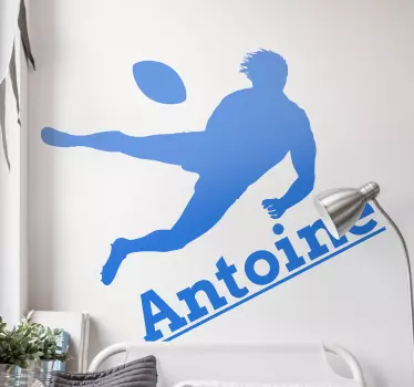 Fotboll klistermärke atletens påverkan sfär - Tenstickers