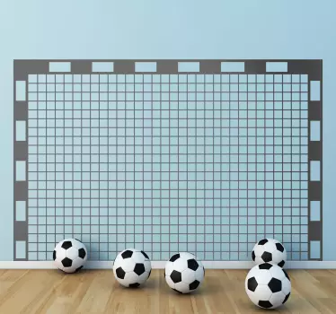 Fotboll målvägg klistermärke - Tenstickers