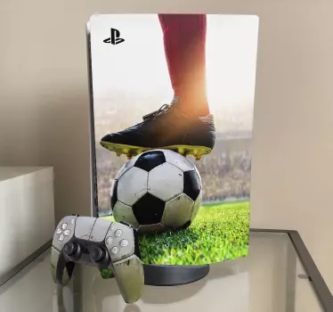 Fotbollsspelare playstation 5 dekal - Tenstickers