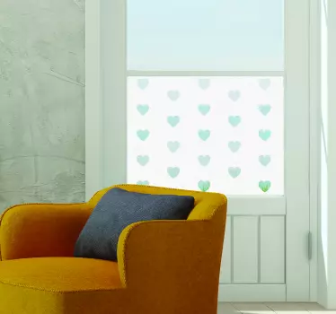 Transparent hjärtat design kärlek klistermärke - Tenstickers