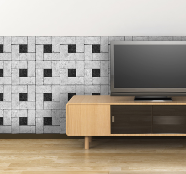 Geometrisk klistermärke för mosaiksten - Tenstickers