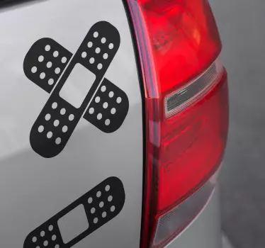 Gips fordon klistermärke - Tenstickers