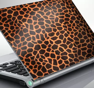 Giraff tryck laptop klistermärke - Tenstickers