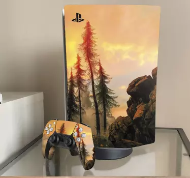 Golden forest playstation 5 dekal - Tenstickers