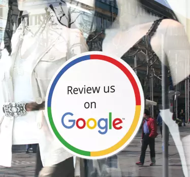 Google recension butik väggdekor - Tenstickers