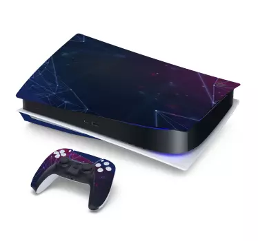 Gradient nätverksanslutning playstation 5 klistermärke - Tenstickers