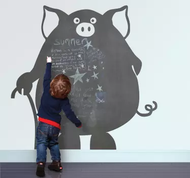 Gris tavla vägg klistermärke - Tenstickers
