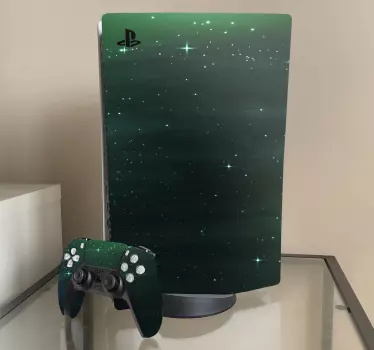 Gröna lampor playstation 5 klistermärken - Tenstickers
