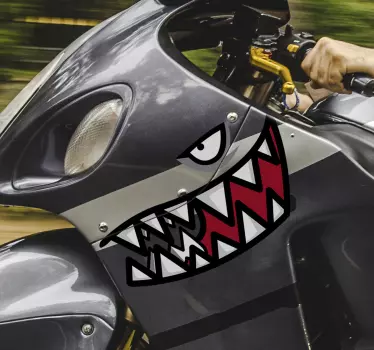 Haj dekal motorcykel - Tenstickers