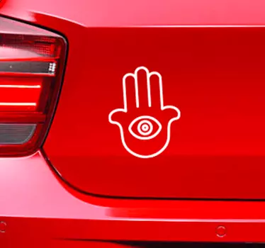 Hamsa symbol bil klistermärke - Tenstickers