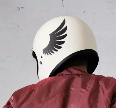 Hjälmvingar klistermärken motorcyklar - Tenstickers