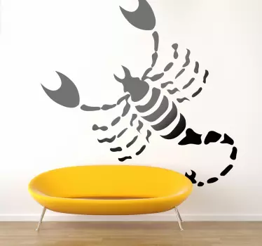 Horoskop skorpion vägg klistermärke - Tenstickers