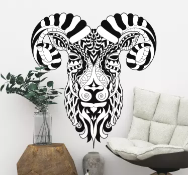 Ibex vilda djur klistermärke - Tenstickers