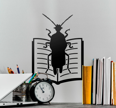 Insektsbok kafka Väggklistermärken djur - Tenstickers