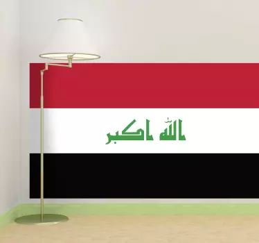 Irak flagga klistermärke - Tenstickers