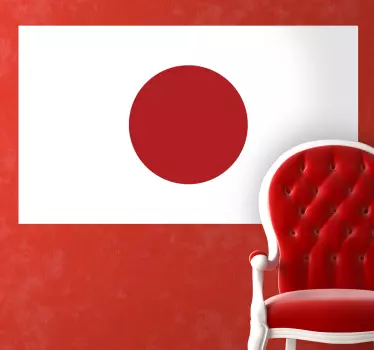 Japan flagga klistermärke - Tenstickers