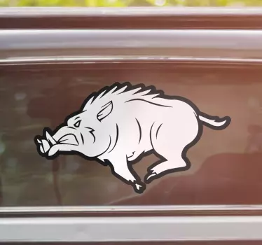 Javali vilda djur klistermärke - Tenstickers