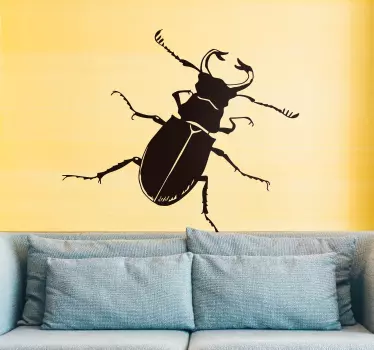 Kackerlacka illustration insekt vägg klistermärke - Tenstickers
