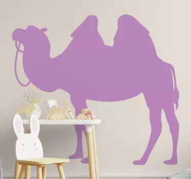 Kamel med regerar djur väggdekal - Tenstickers