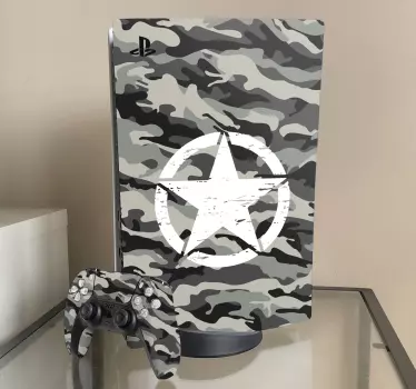 Kamouflage skin playstation 5 dekal - Tenstickers