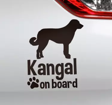 Kangal ombord djurvägg klistermärke - Tenstickers