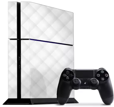 Klassisk vit bakgrund playstation 4 dekal - Tenstickers
