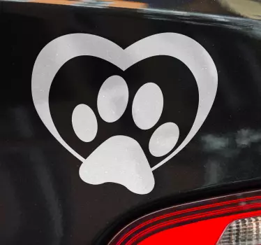 Klistermärke för hundtassutskrift - Tenstickers
